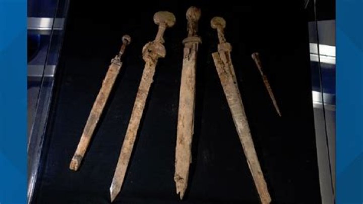 Four 1,900-Year-Old Roman Swords Found In Excellent Condition