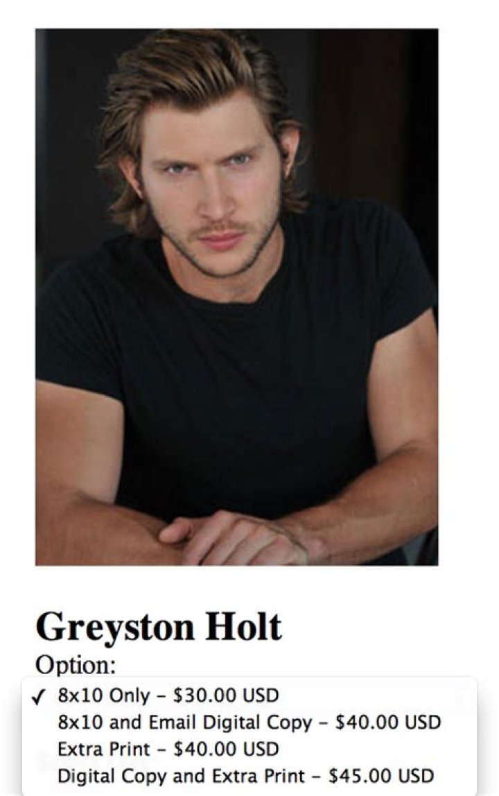 Greyston Holt – Celebsgraphy