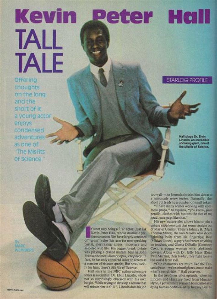 How tall was Kevin Peter Hall