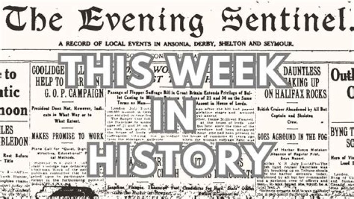 This Week In History News, Aug. 27